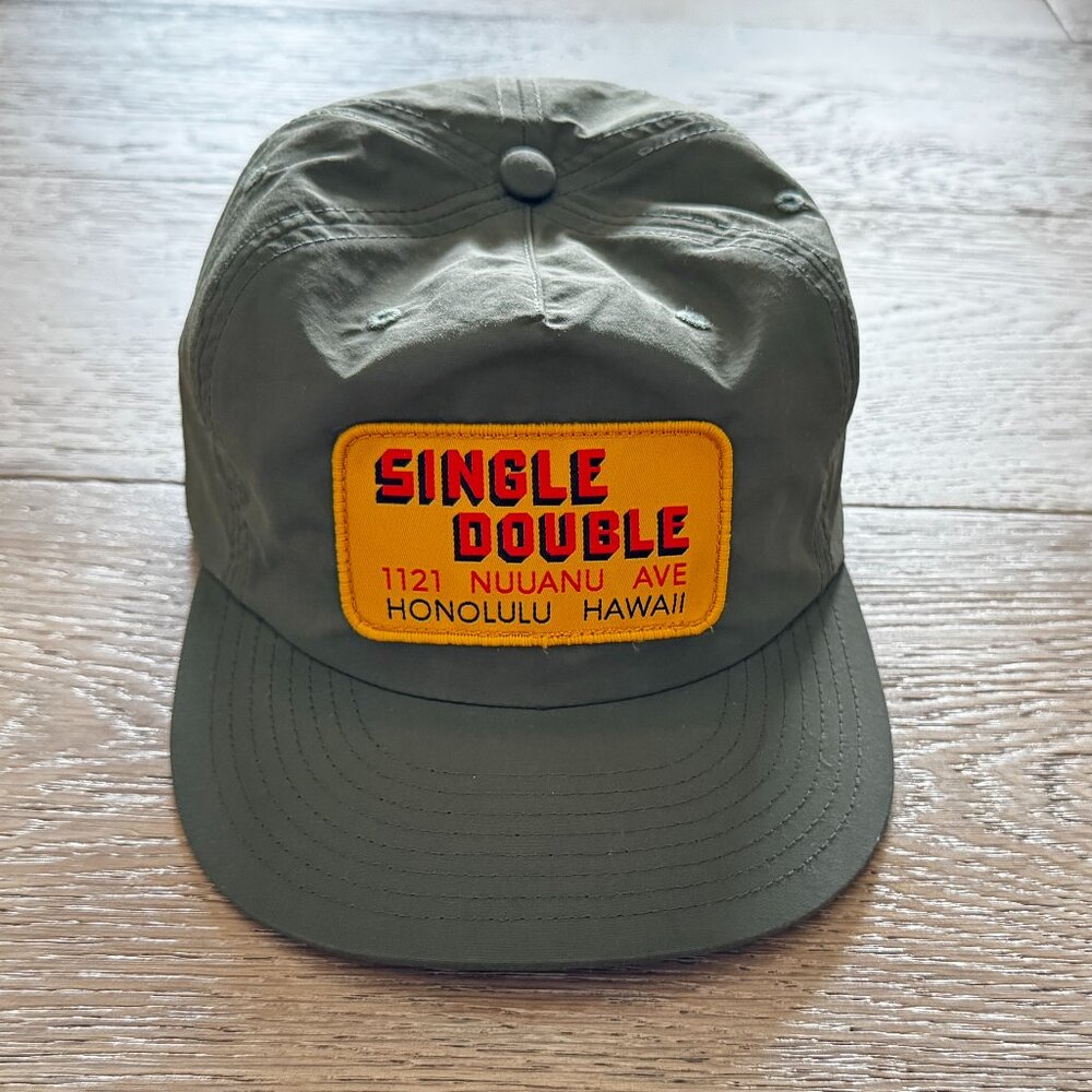 Ola Canvas Single Double Surf Hat Army Green L/XL SOLD OUT